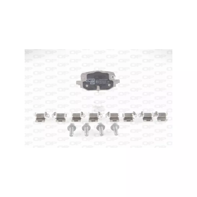 Jeu de 4 plaquettes de frein avant OPEN PARTS BPA1987.02