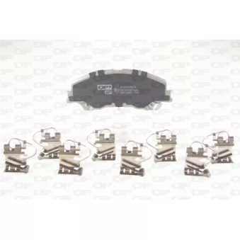 Jeu de 4 plaquettes de frein avant OPEN PARTS