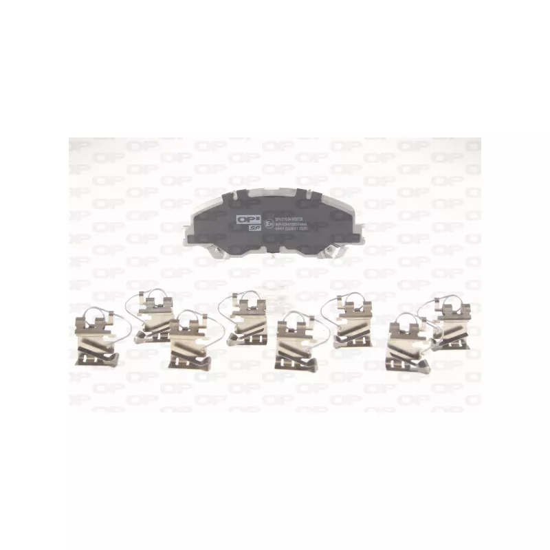 Jeu de 4 plaquettes de frein avant OPEN PARTS BPA2016.04