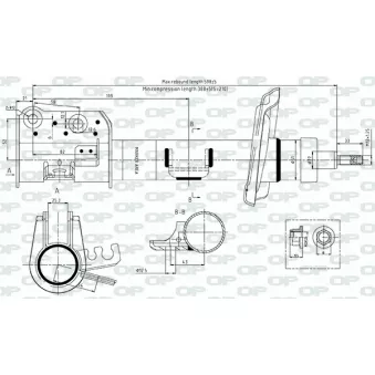 Amortisseur arrière droit OPEN PARTS