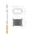 Filtre à air Dr!ve+ DP1110.10.0240 - Visuel 1