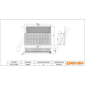 Filtre à air Dr!ve+ DP1110.10.0320