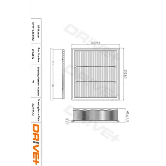 Filtre à air Dr!ve+ DP1110.10.0512
