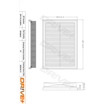 Filtre à air Dr!ve+ DP1110.10.0614