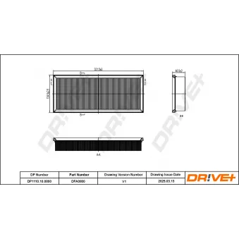 Filtre à air Dr!ve+ DP1110.10.0800