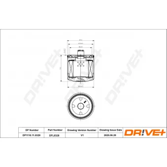 Filtre à huile Dr!ve+ DP1110.11.0328