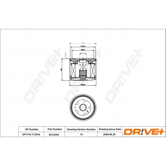 Filtre à huile Dr!ve+