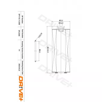 Filtre à huile Dr!ve+ DP1110.11.0385