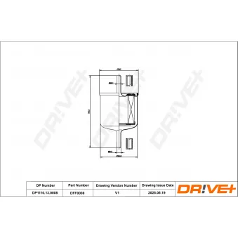 Filtre à carburant Dr!ve+ DP1110.13.0008