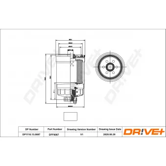 Filtre à carburant Dr!ve+
