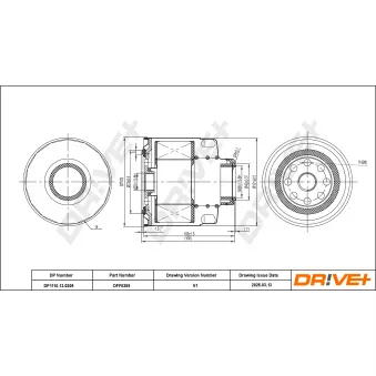 Filtre à carburant Dr!ve+