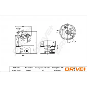 Filtre à carburant Dr!ve+ DP1110.13.0253