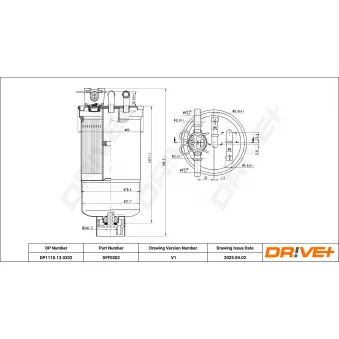 Filtre à carburant Dr!ve+ DP1110.13.0302