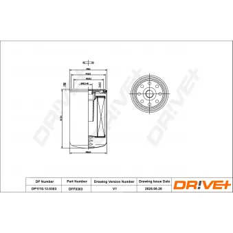 Filtre à carburant Dr!ve+