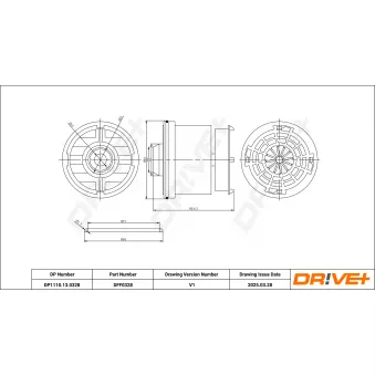 Filtre à carburant Dr!ve+ DP1110.13.0328