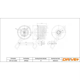 Filtre à carburant Dr!ve+ DP1110.13.0342
