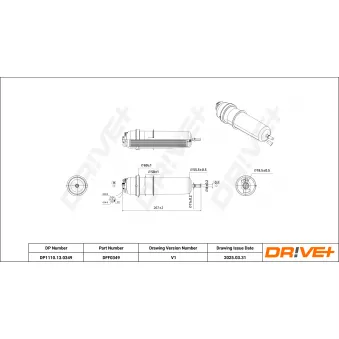 Filtre à carburant Dr!ve+ DP1110.13.0349