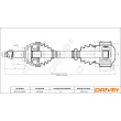 Arbre de transmission Dr!ve+ DP2110.10.0002 - Visuel 1