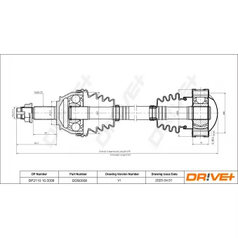 Arbre de transmission Dr!ve+ DP2110.10.0008