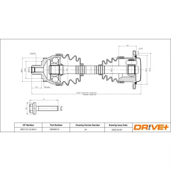 Arbre de transmission Dr!ve+ DP2110.10.0013
