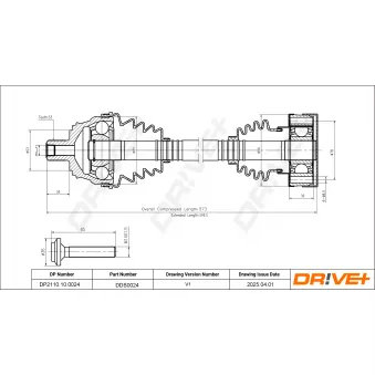 Arbre de transmission Dr!ve+ DP2110.10.0024