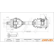 Arbre de transmission Dr!ve+ DP2110.10.0076 - Visuel 1
