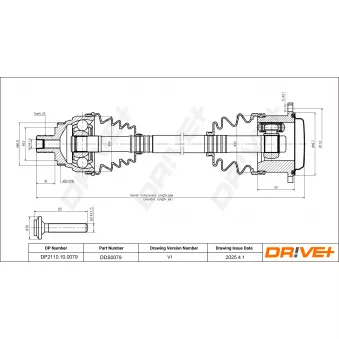 Arbre de transmission Dr!ve+ DP2110.10.0079