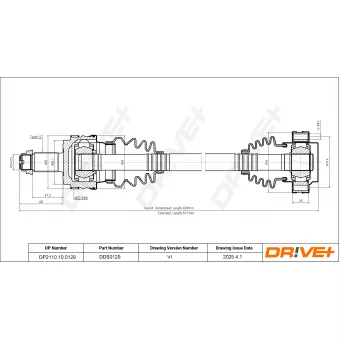 Arbre de transmission Dr!ve+ DP2110.10.0129