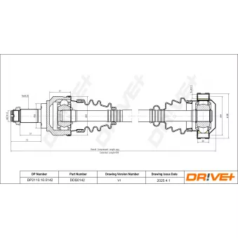 Arbre de transmission Dr!ve+ DP2110.10.0142