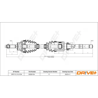 Arbre de transmission Dr!ve+ DP2110.10.0154