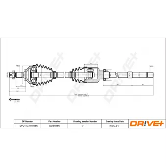 Arbre de transmission Dr!ve+ DP2110.10.0156