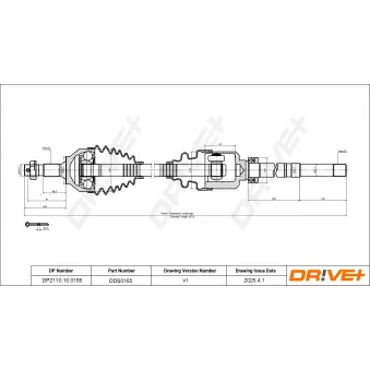 Arbre de transmission Dr!ve+ DP2110.10.0165