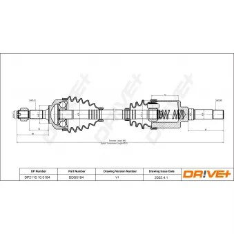 Arbre de transmission Dr!ve+