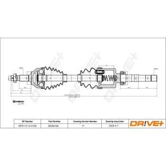Arbre de transmission Dr!ve+