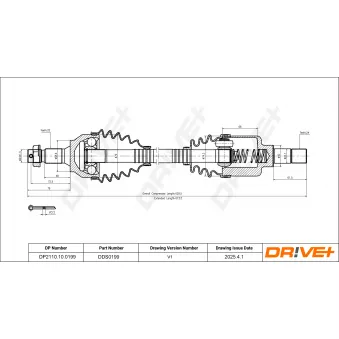 Arbre de transmission Dr!ve+ DP2110.10.0199