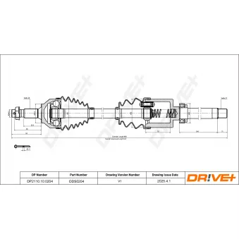 Arbre de transmission Dr!ve+