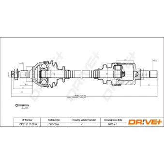Arbre de transmission Dr!ve+ DP2110.10.0264