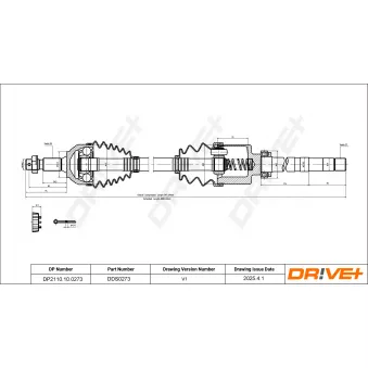 Arbre de transmission Dr!ve+