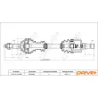 Arbre de transmission Dr!ve+ DP2110.10.0280 - Visuel 1