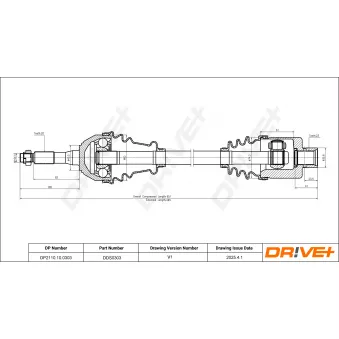 Arbre de transmission Dr!ve+ DP2110.10.0303