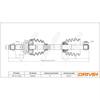 Arbre de transmission Dr!ve+ DP2110.10.0309