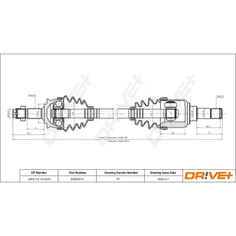 Arbre de transmission Dr!ve+ DP2110.10.0310