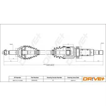Arbre de transmission Dr!ve+ DP2110.10.0350