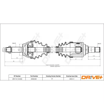 Arbre de transmission Dr!ve+ DP2110.10.0355