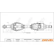 Arbre de transmission Dr!ve+ DP2110.10.0358 - Visuel 1