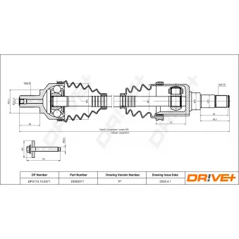 Arbre de transmission Dr!ve+