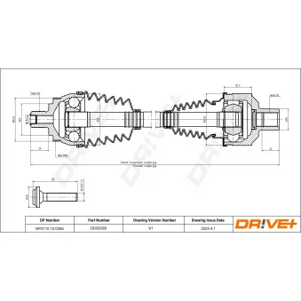 Arbre de transmission Dr!ve+