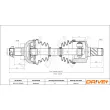 Arbre de transmission Dr!ve+ DP2110.10.0402 - Visuel 1