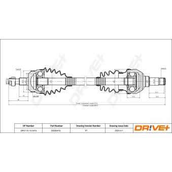 Arbre de transmission Dr!ve+ DP2110.10.0415
