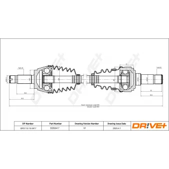 Arbre de transmission Dr!ve+ DP2110.10.0417